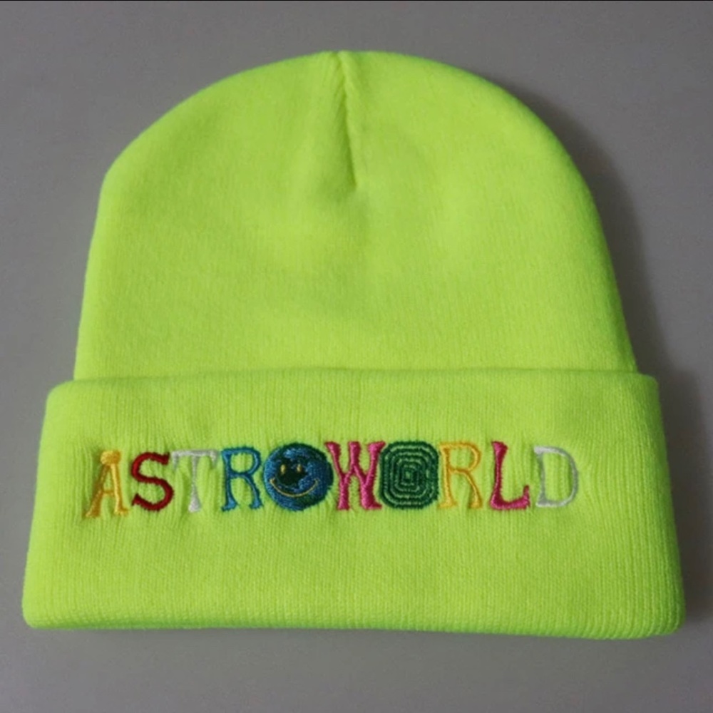 Lime Travis Scott Astroworld Beanie